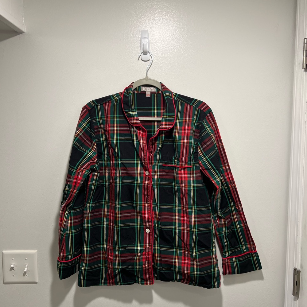 Jcrew plaid pajama set, size S